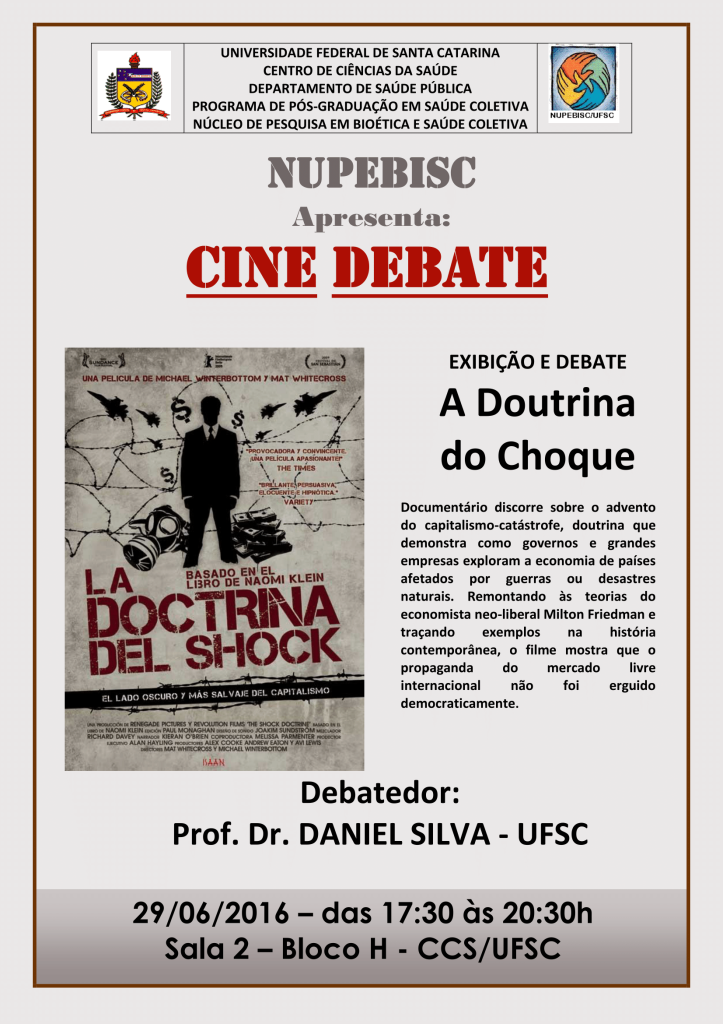 CINEDEBATE FILME DOUTRINA DO CHOQUE1-1